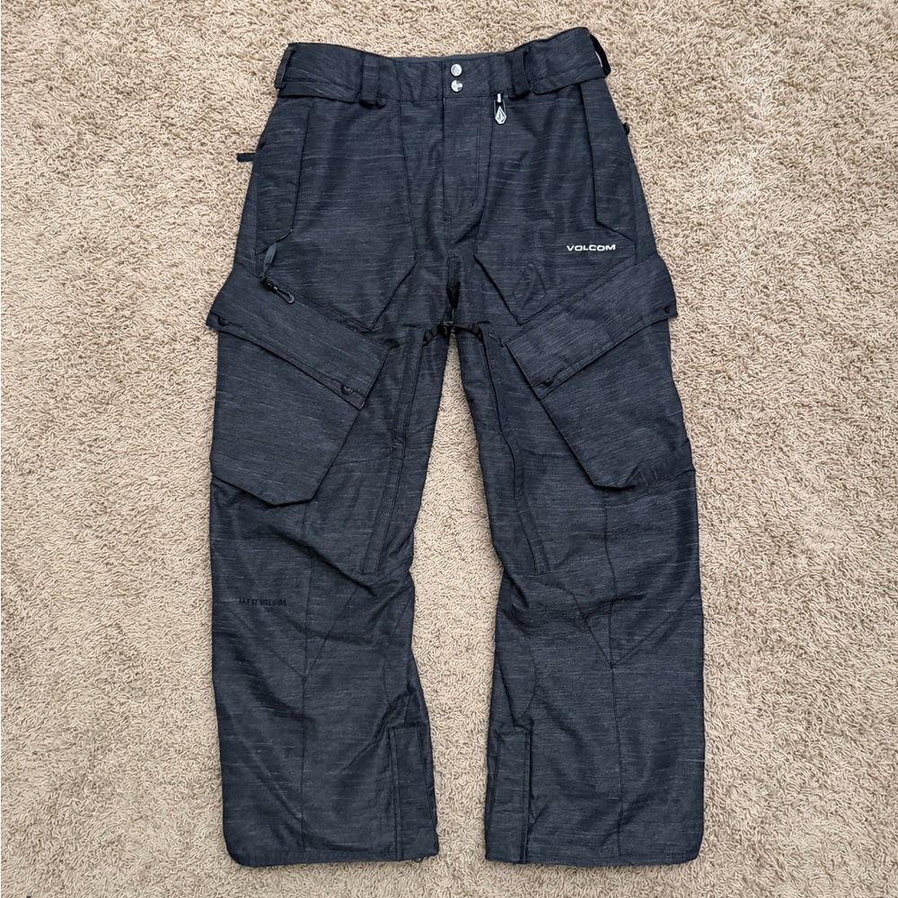 Volcom Snowboard Pants S/P Compliment Ergo Snowboarding Gray 15,000mm 32x29